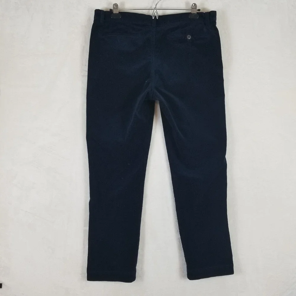 Polo Ralph Lauren Chino Pants Mens‎ 34x30 Navy Blue Bedford Stretch Corduroy